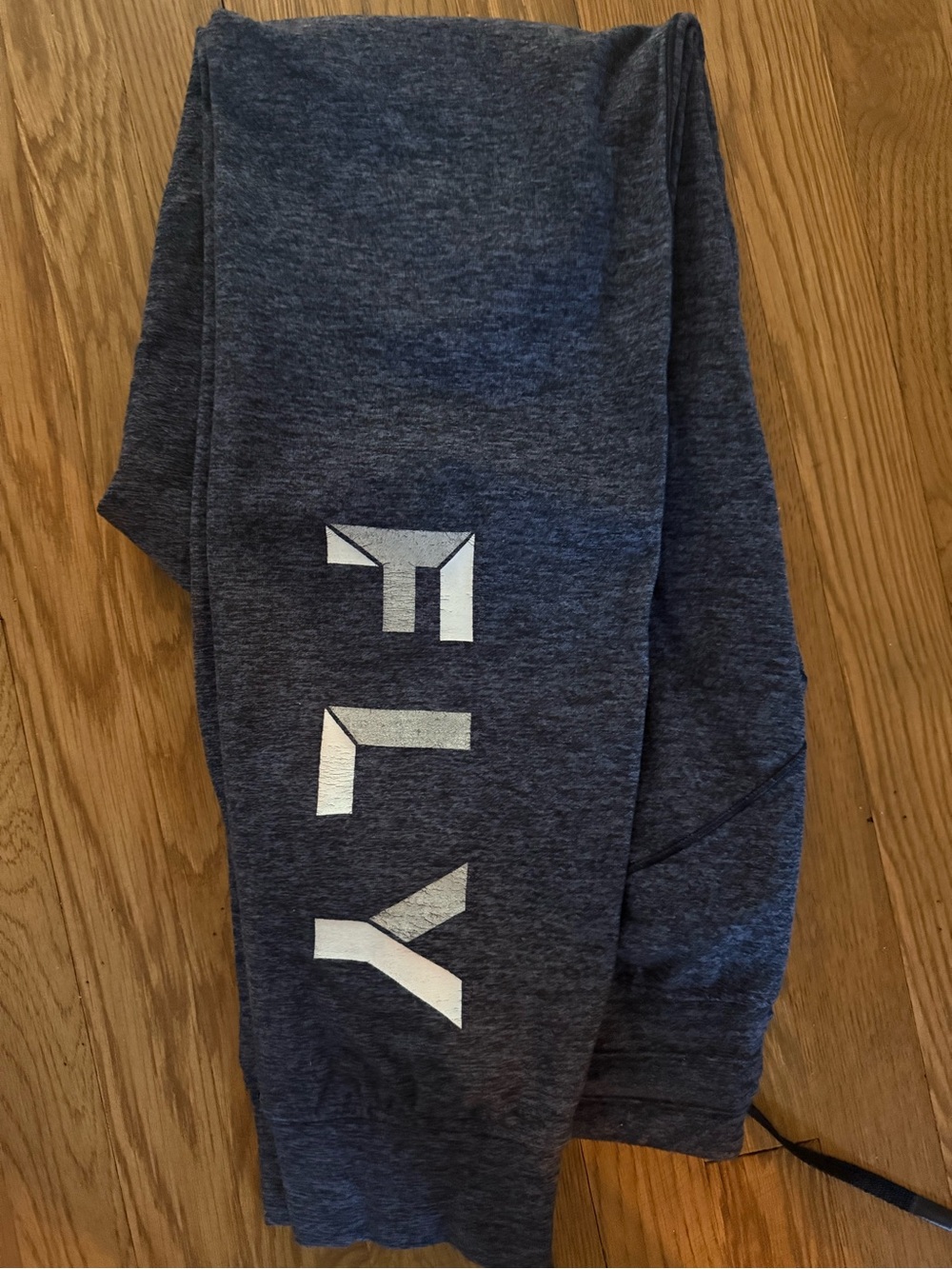 lululemon Navy/heather Blue Athletic Joggers (Flywheel branded)